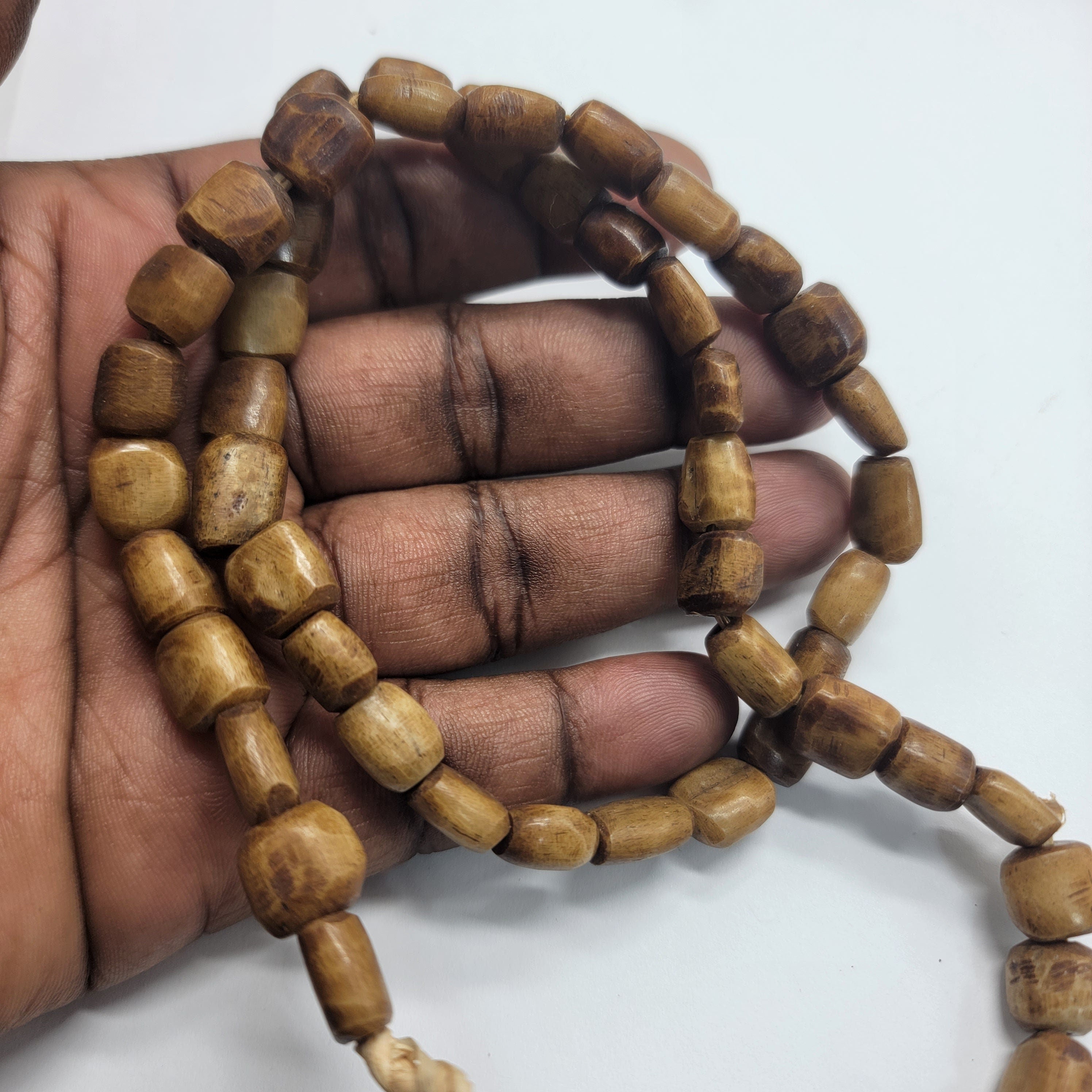 Light Brown Bone Beads