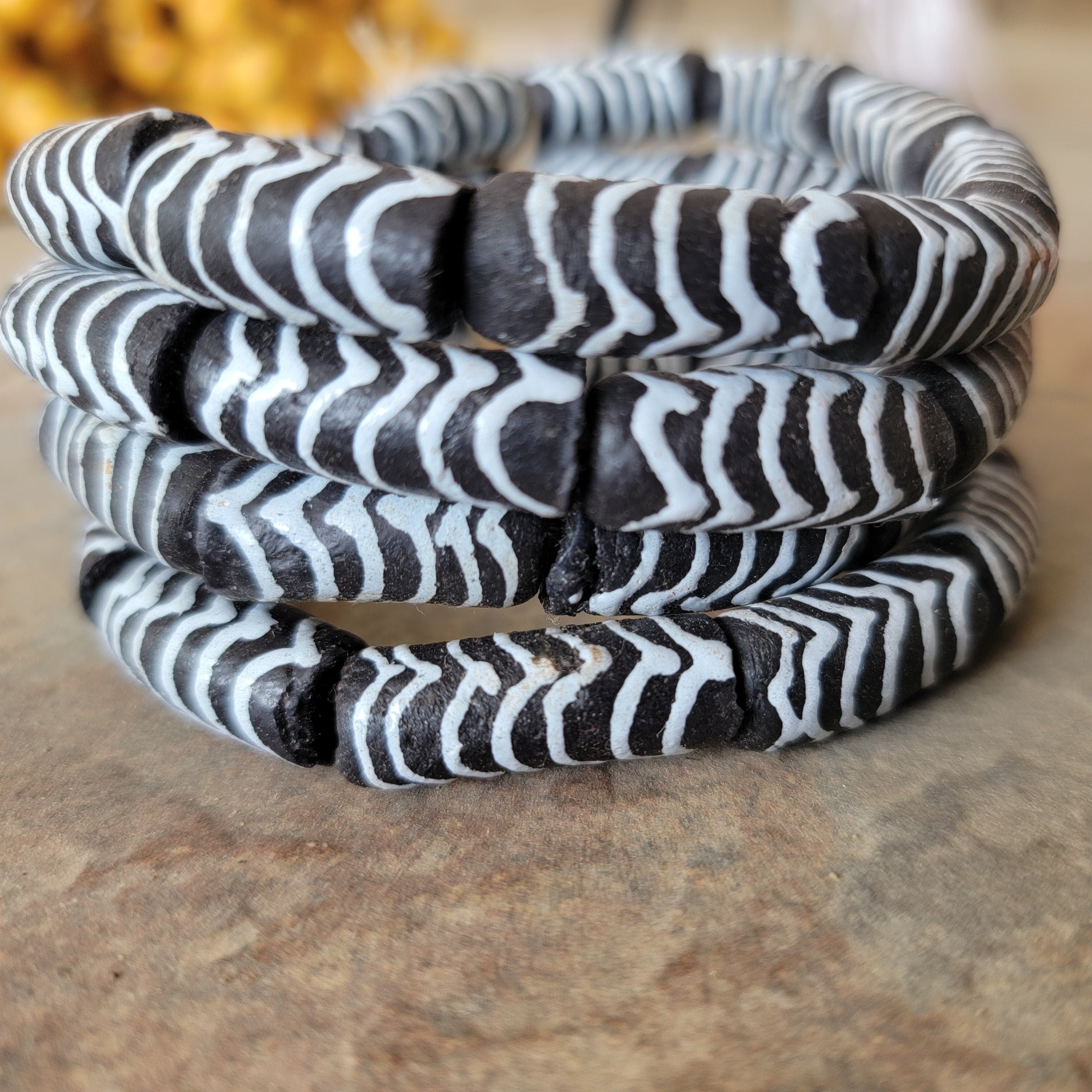 Zebra Design Beads, African Fashion, Craft Beads