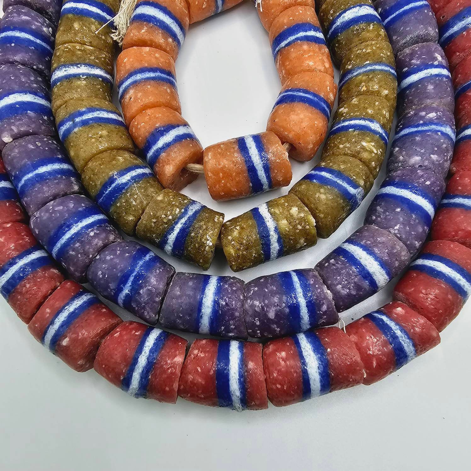 16 Glass Beads, Jewelry Making Beads