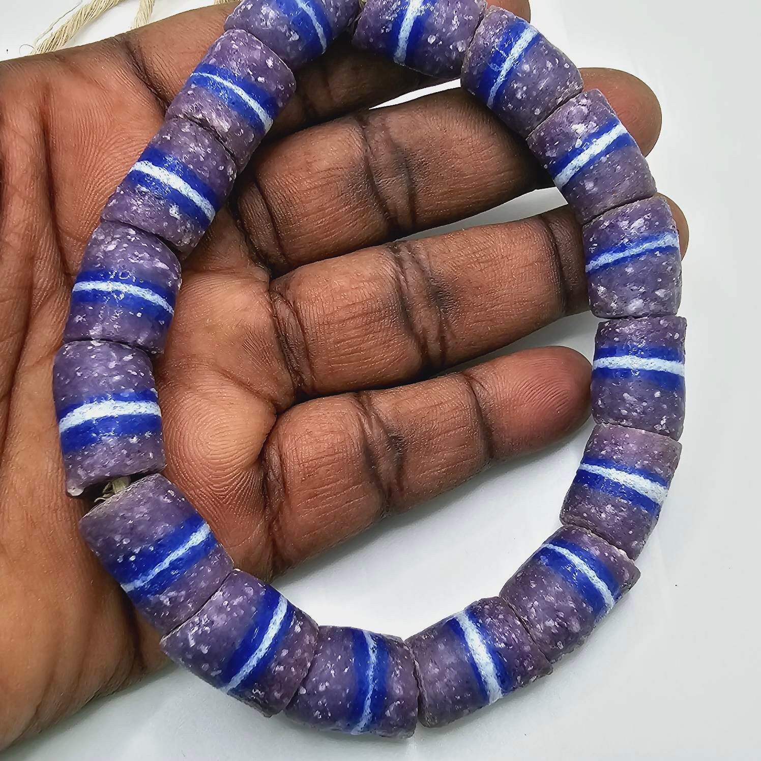 16 Glass Beads, Jewelry Making Beads