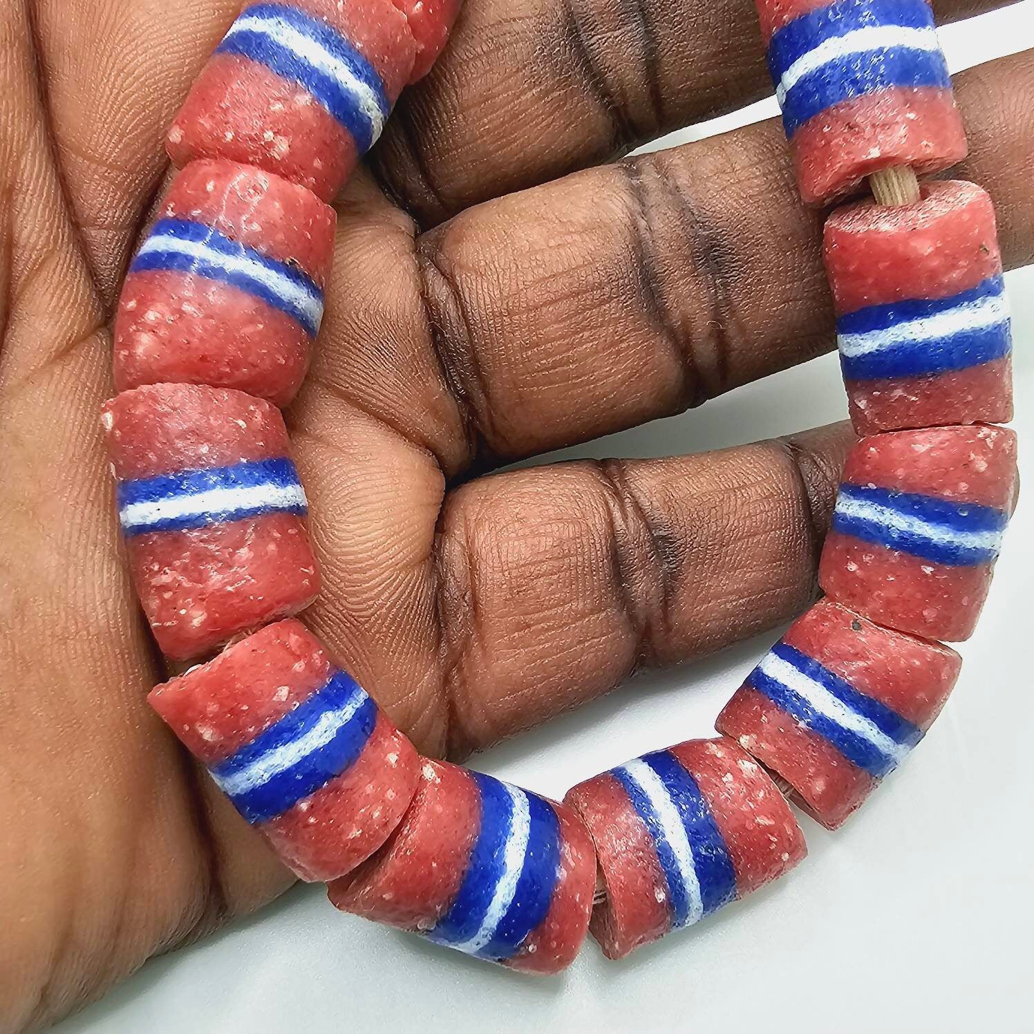 16 Glass Beads, Jewelry Making Beads