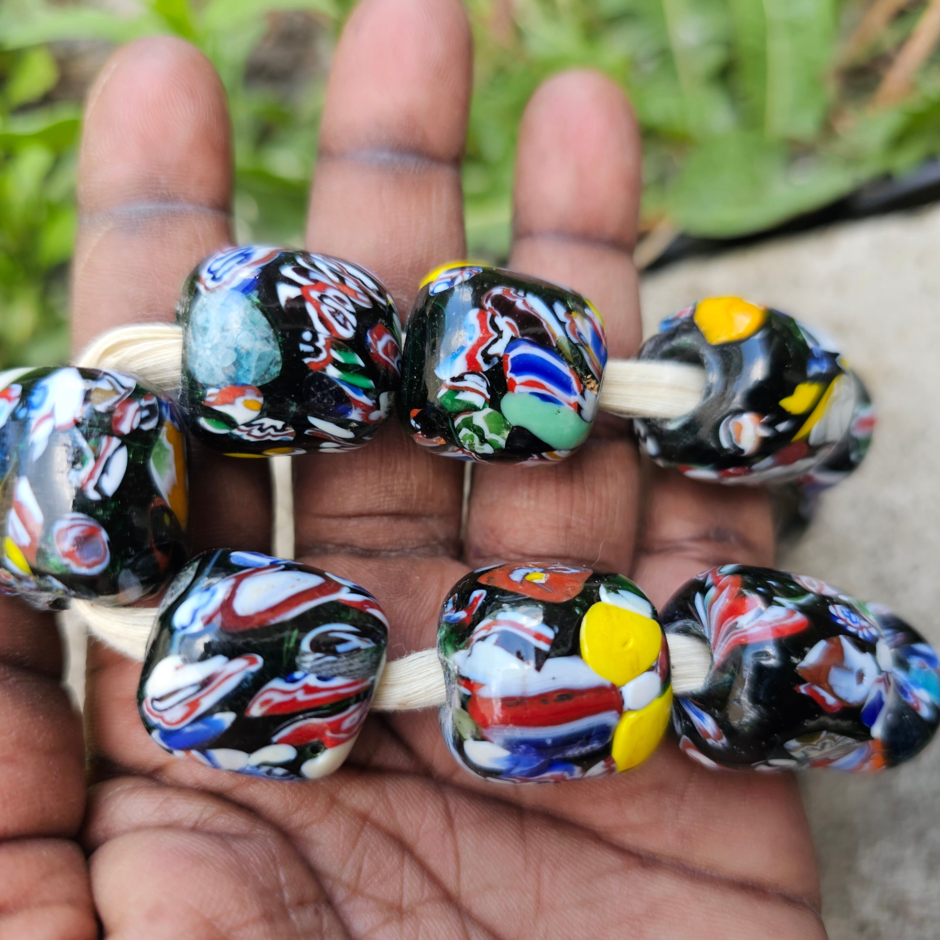 Cylinder Indian Beads