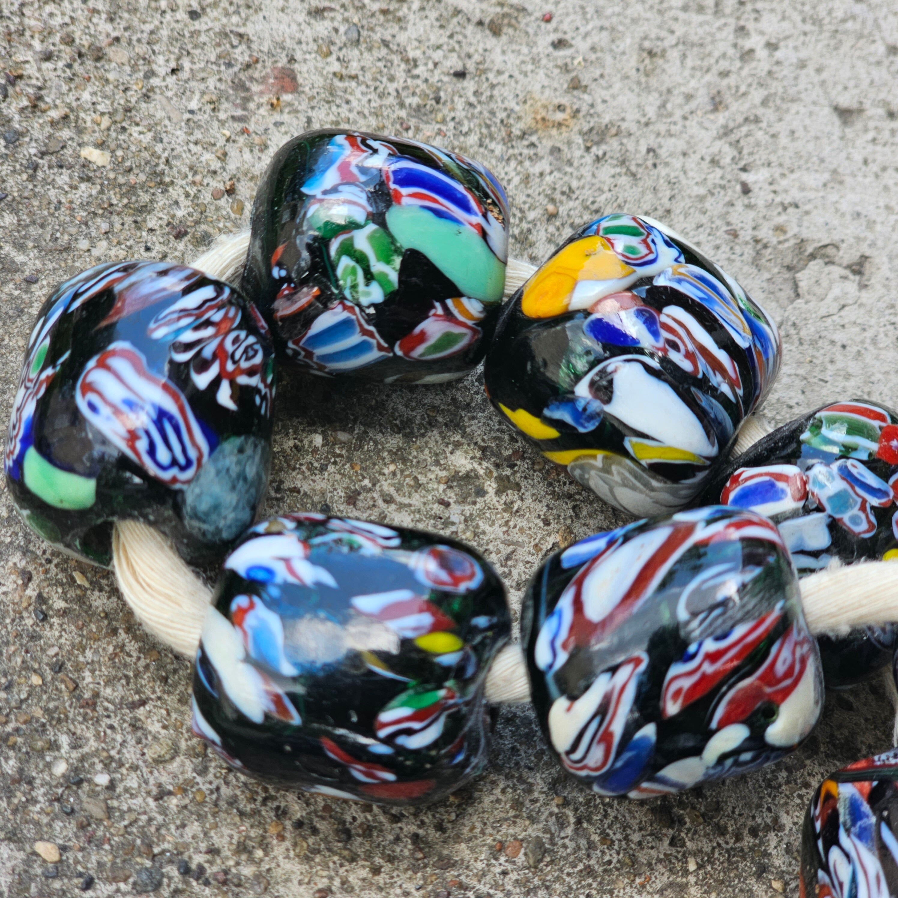 Cylinder Indian Beads