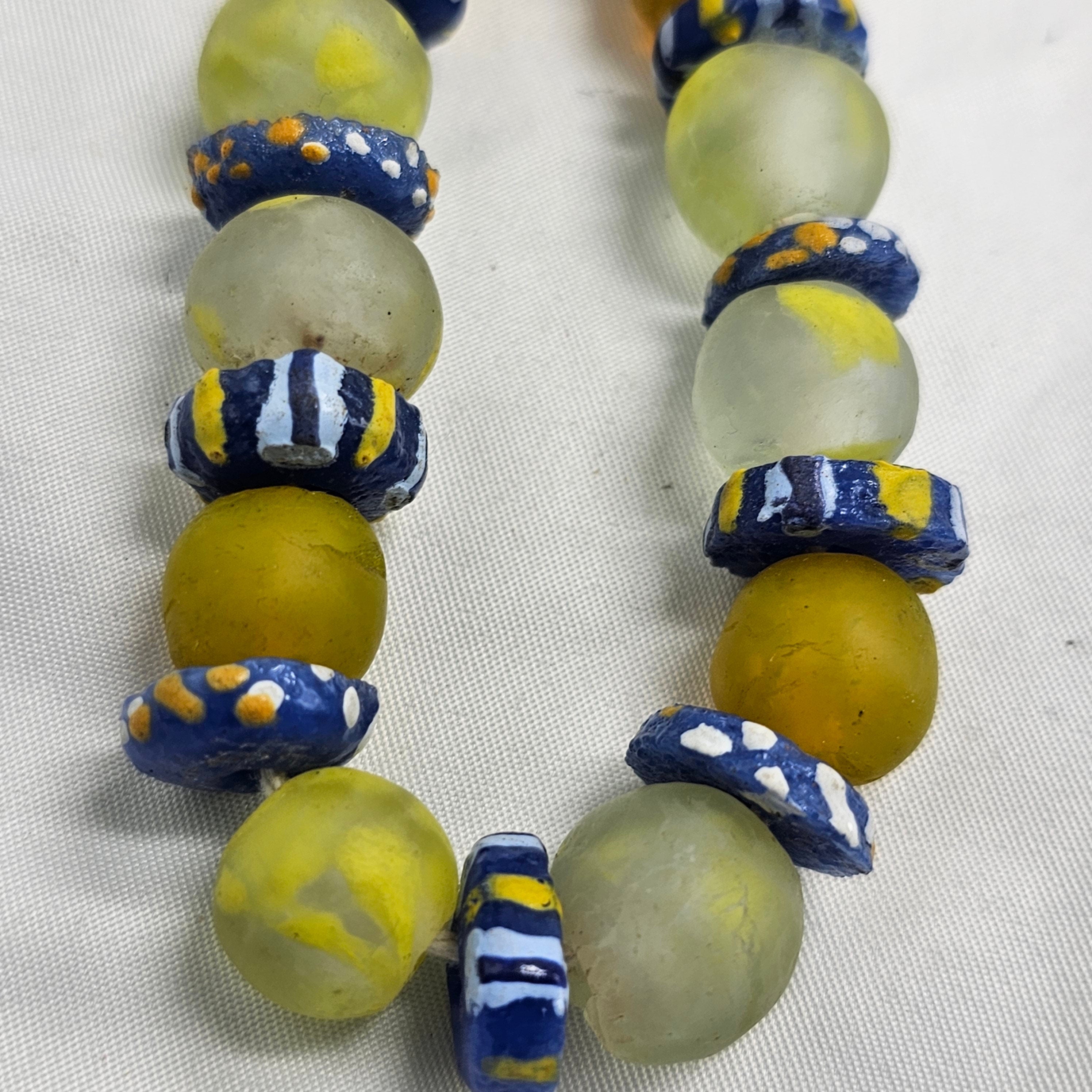 Spacer Glass African Beads