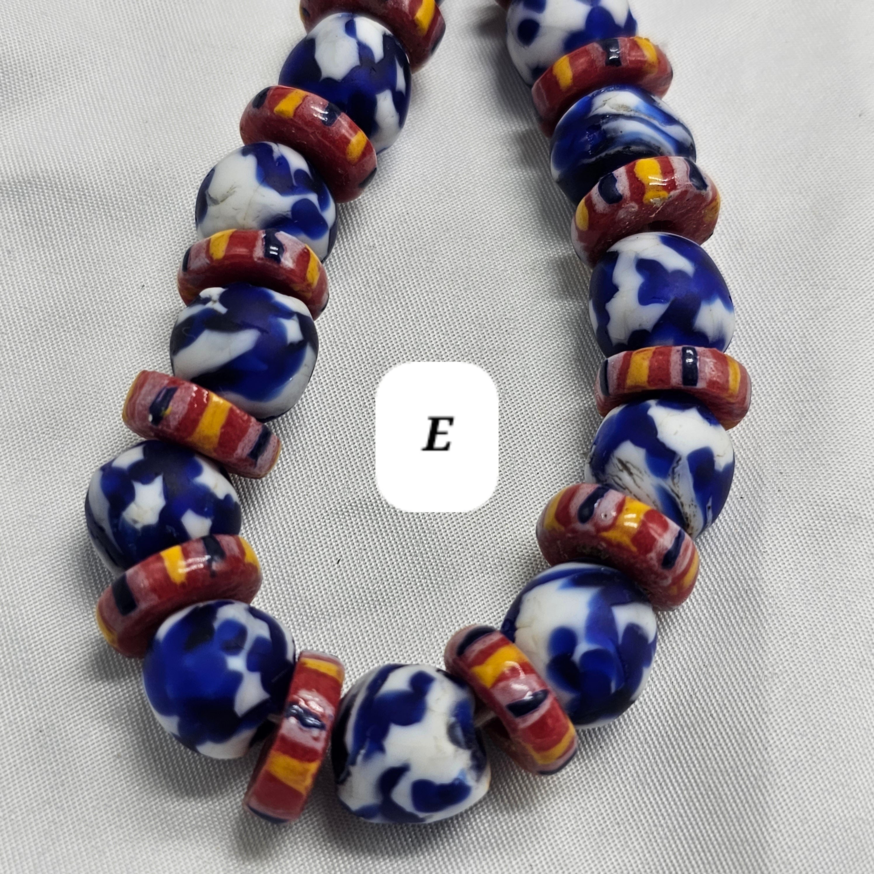 Spacer Glass African Beads