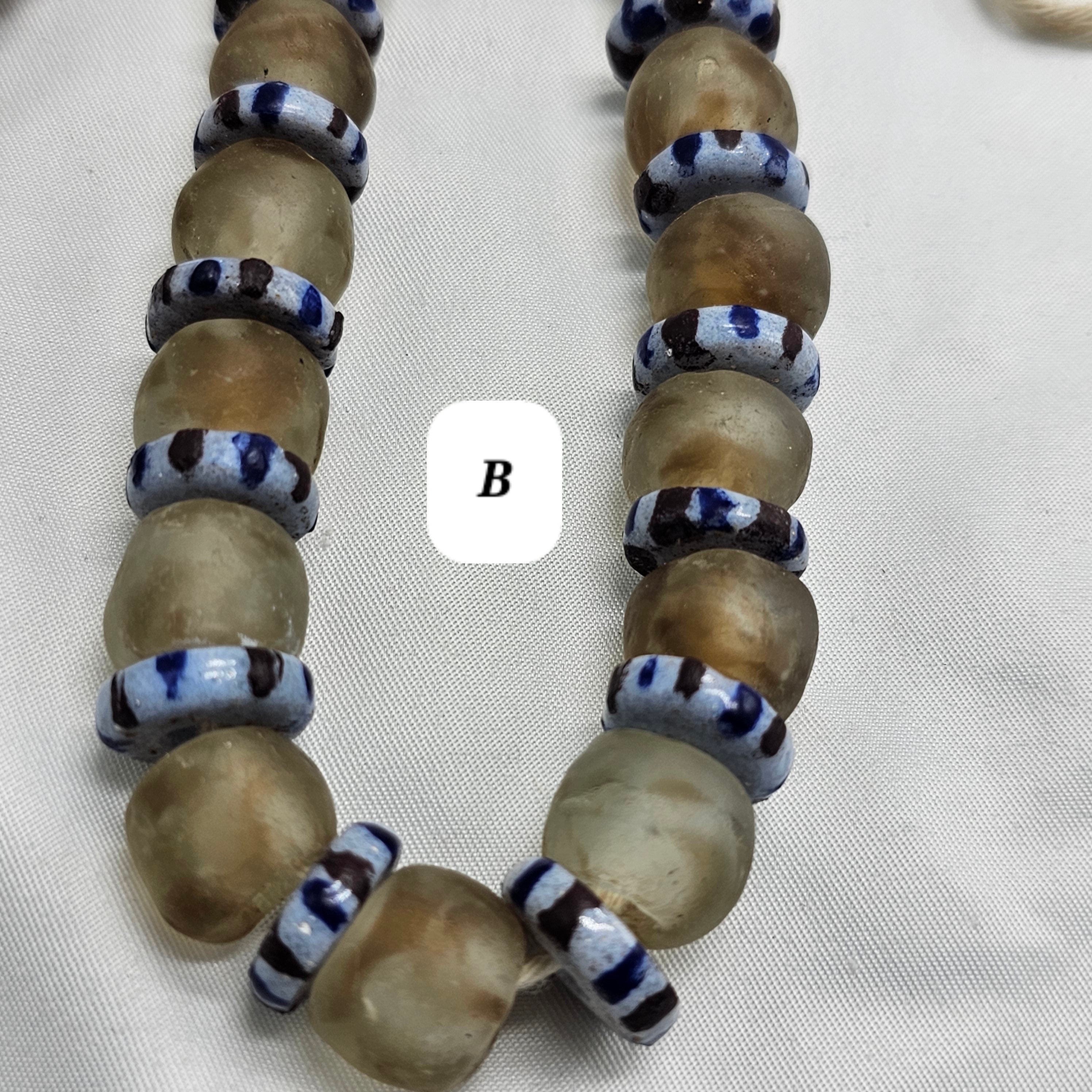 Spacer Glass African Beads