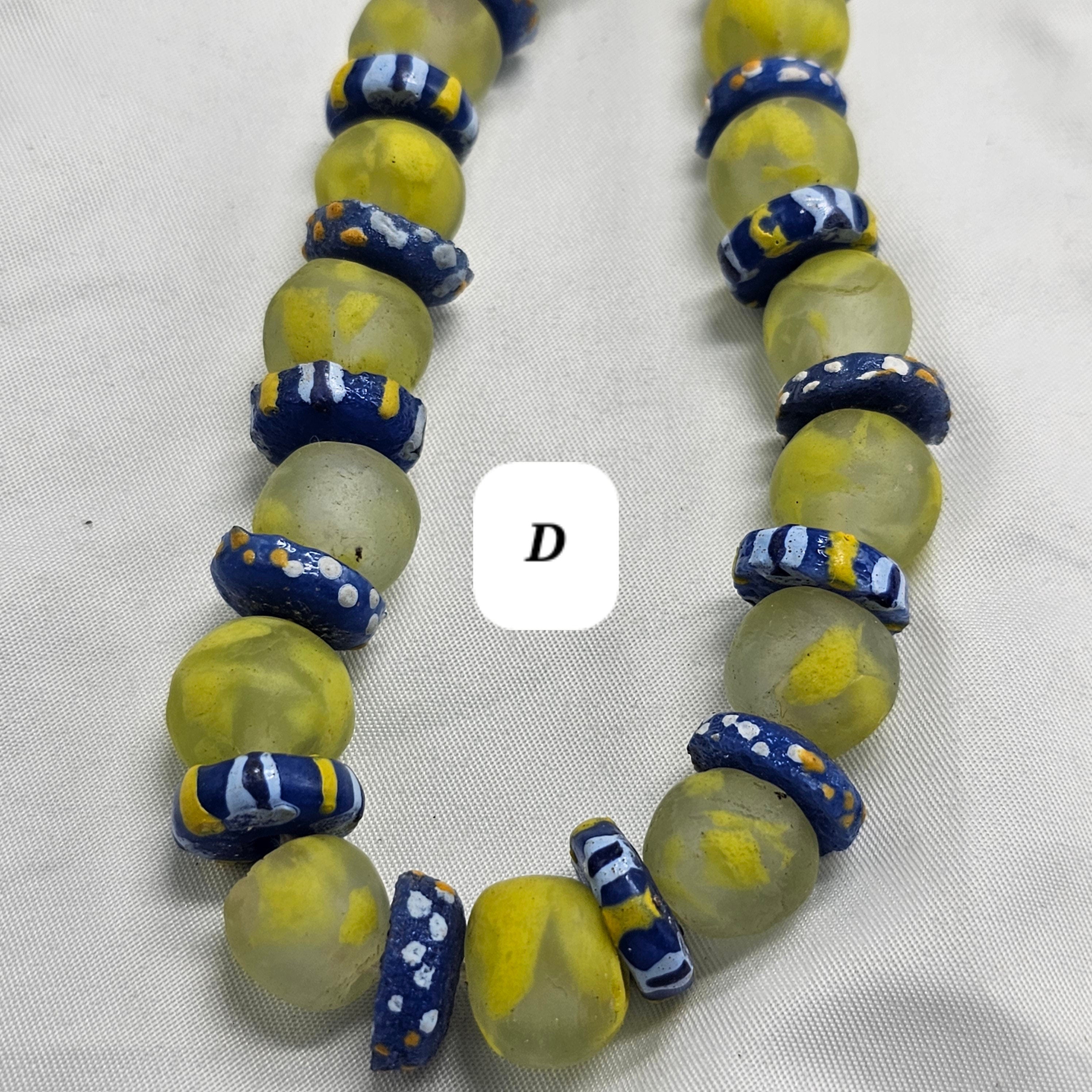 Spacer Glass African Beads