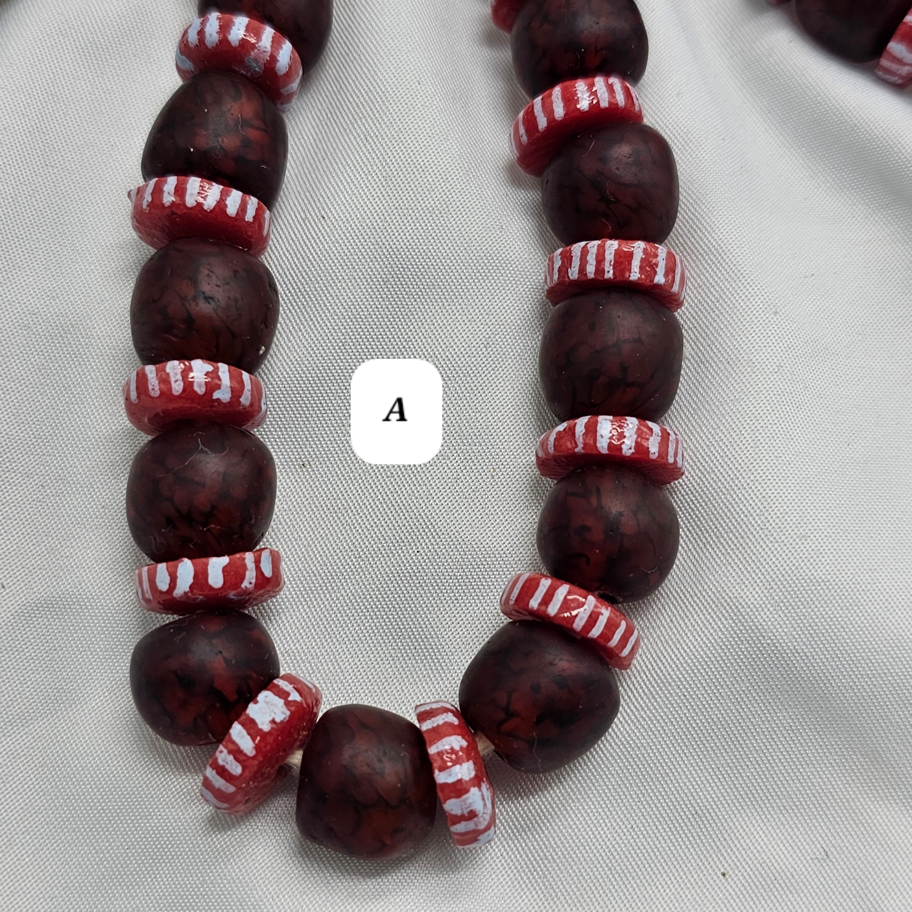 Spacer Glass African Beads