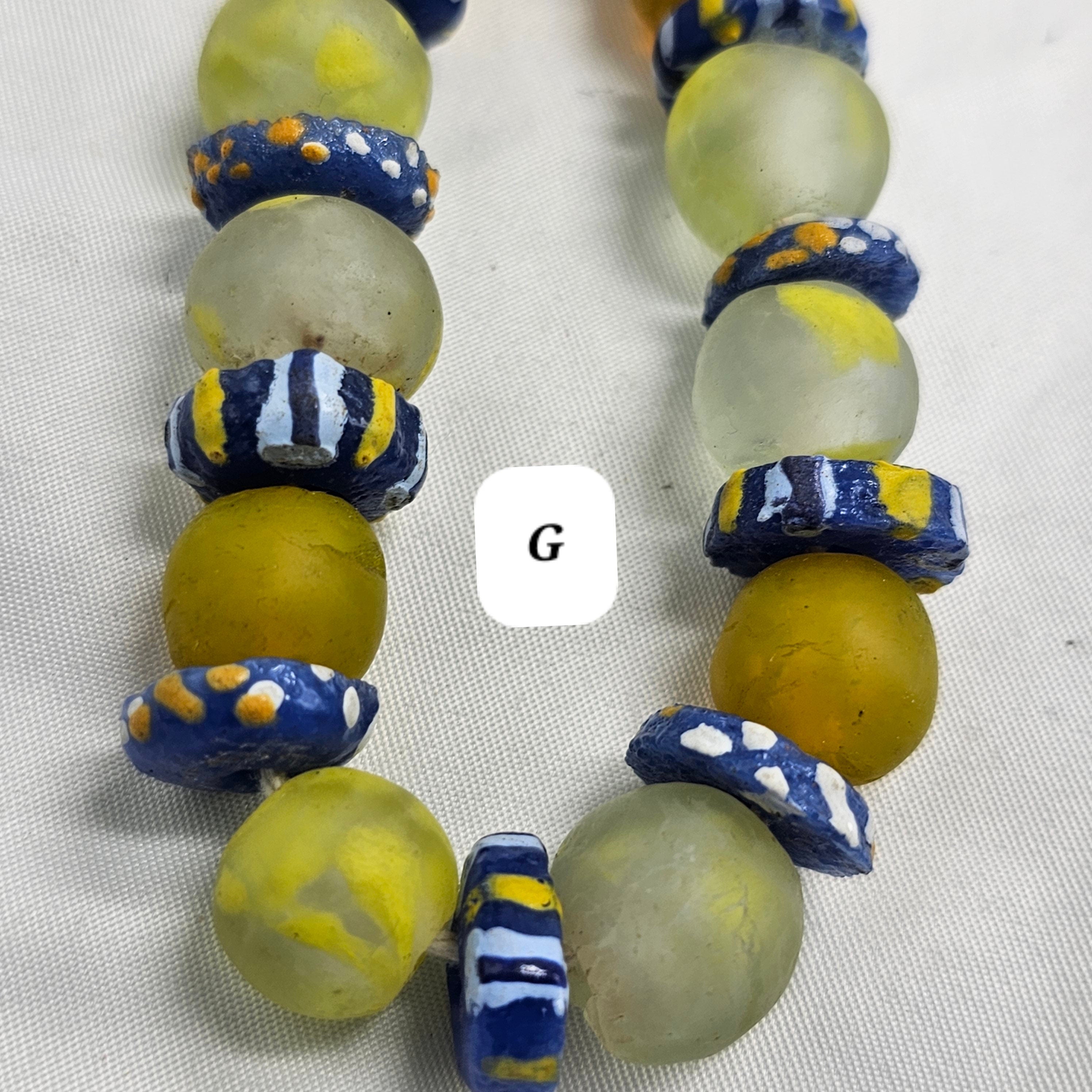 Spacer Glass African Beads