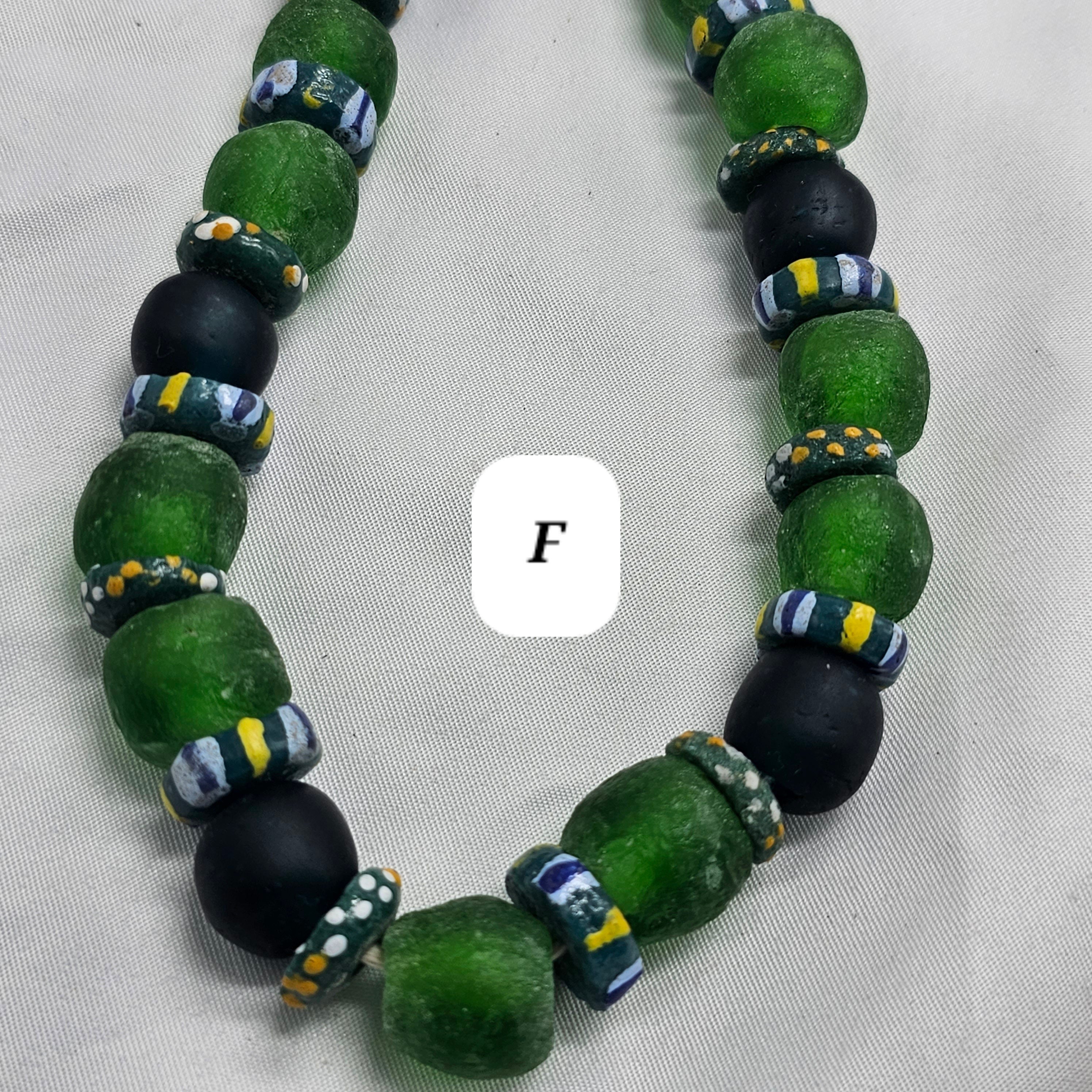 Spacer Glass African Beads