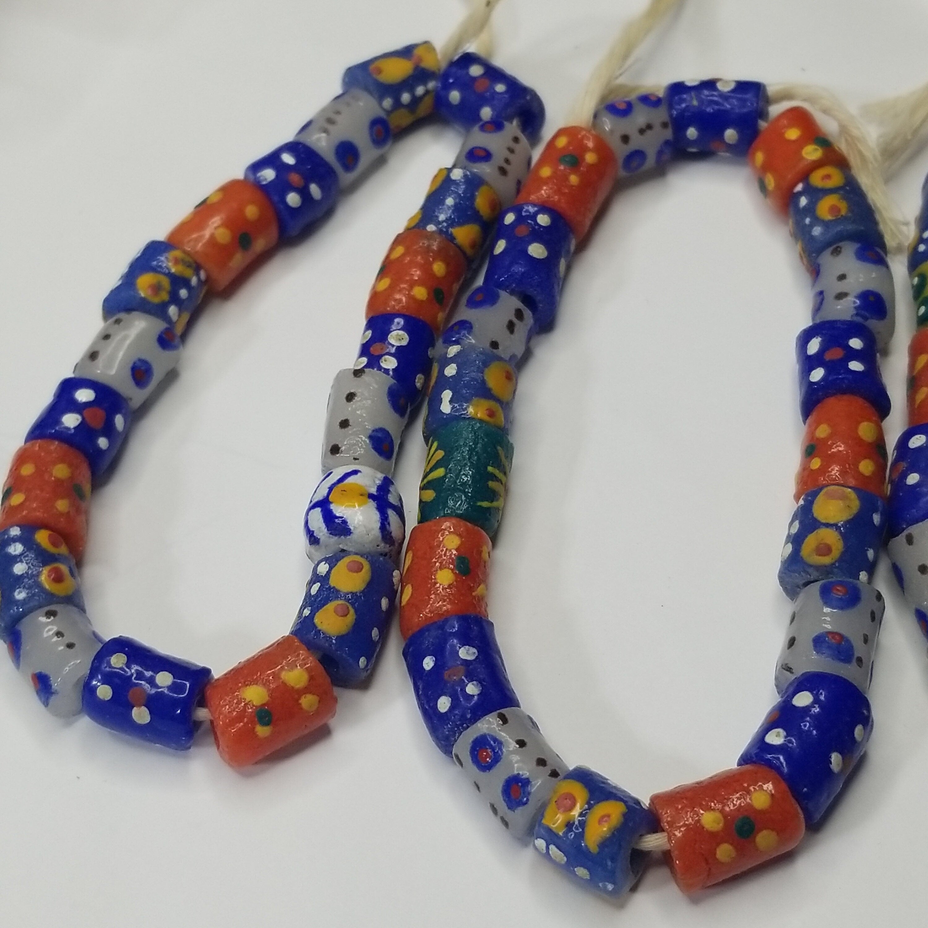 20 Small Tribal Beads, African Beads