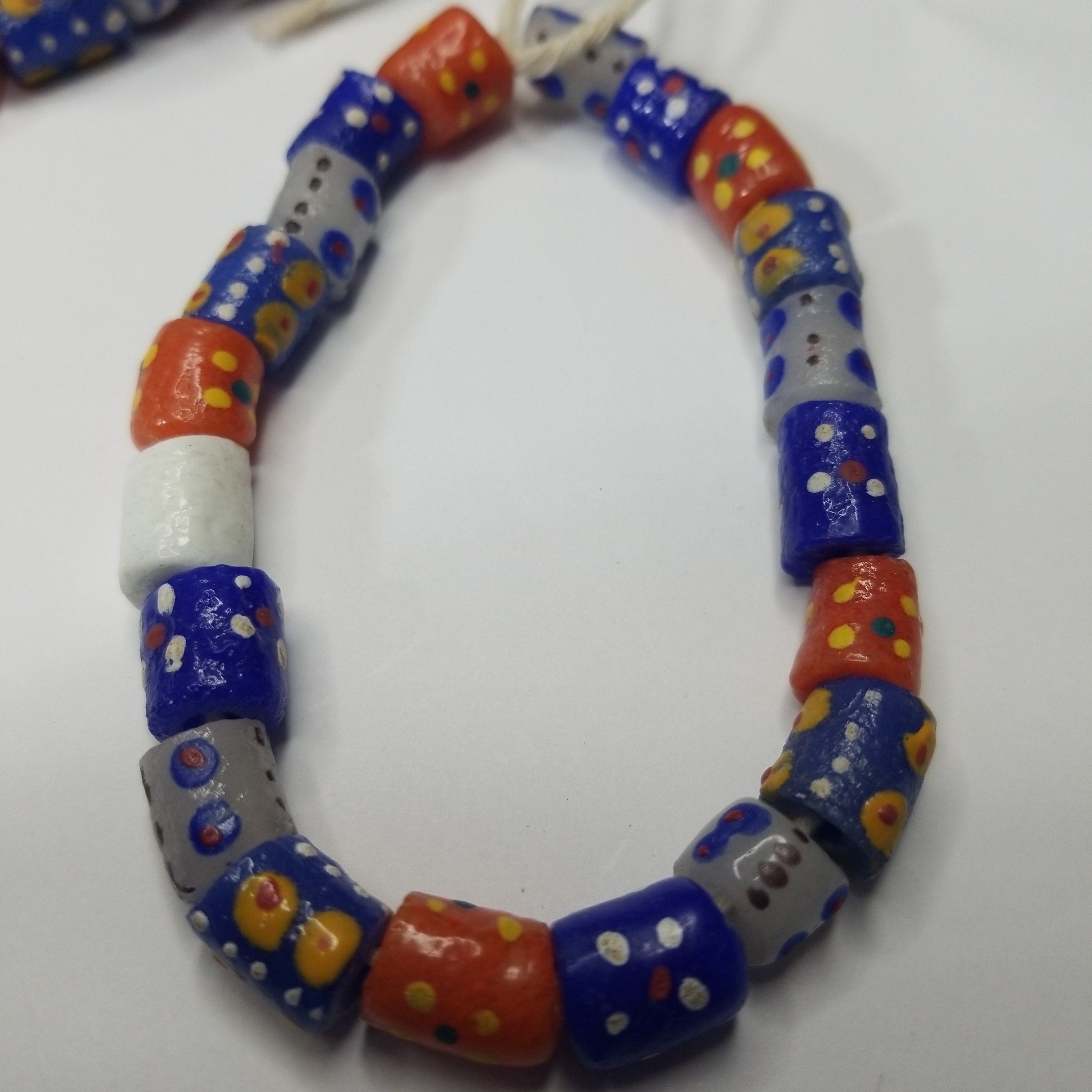 20 Small Tribal Beads, African Beads