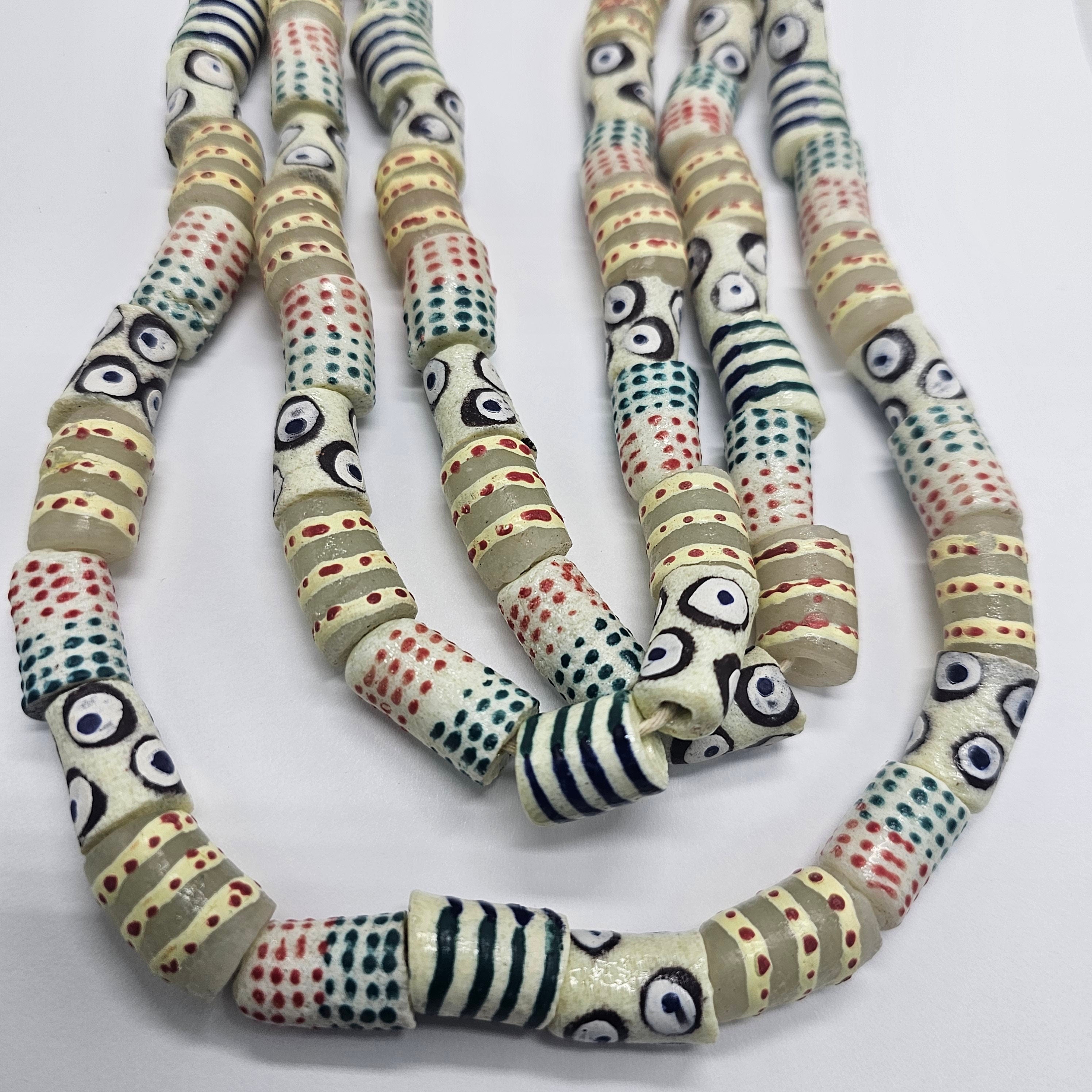 Cream African Beads