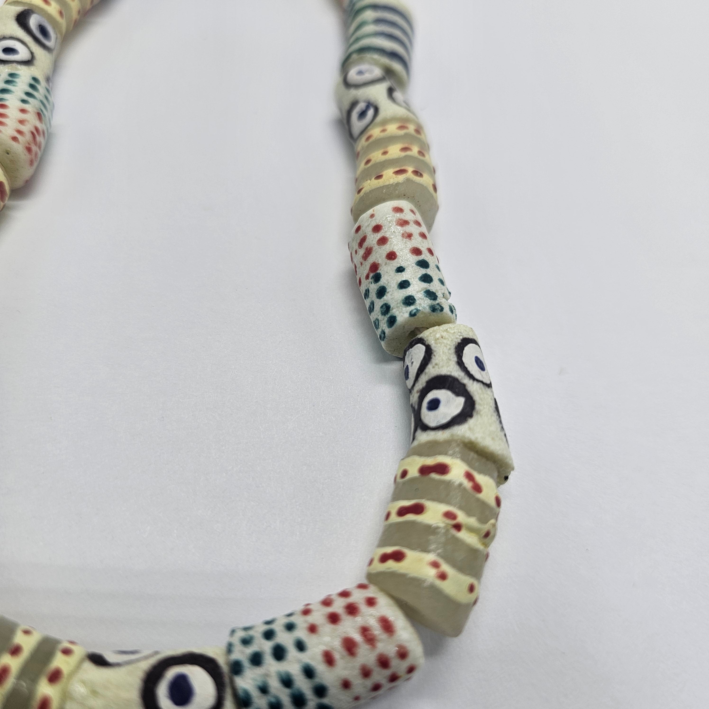 Cream African Beads