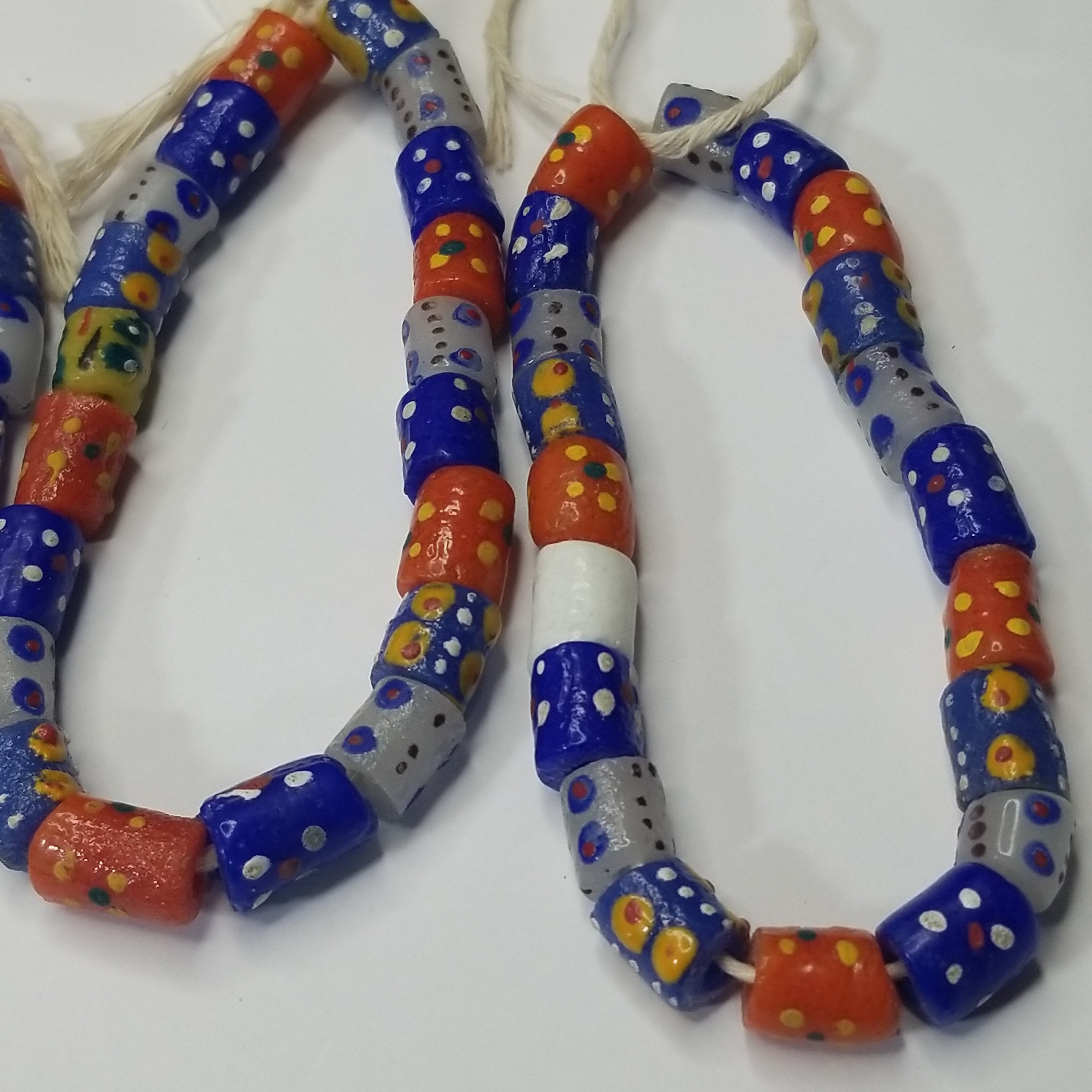 20 Small Tribal Beads, African Beads