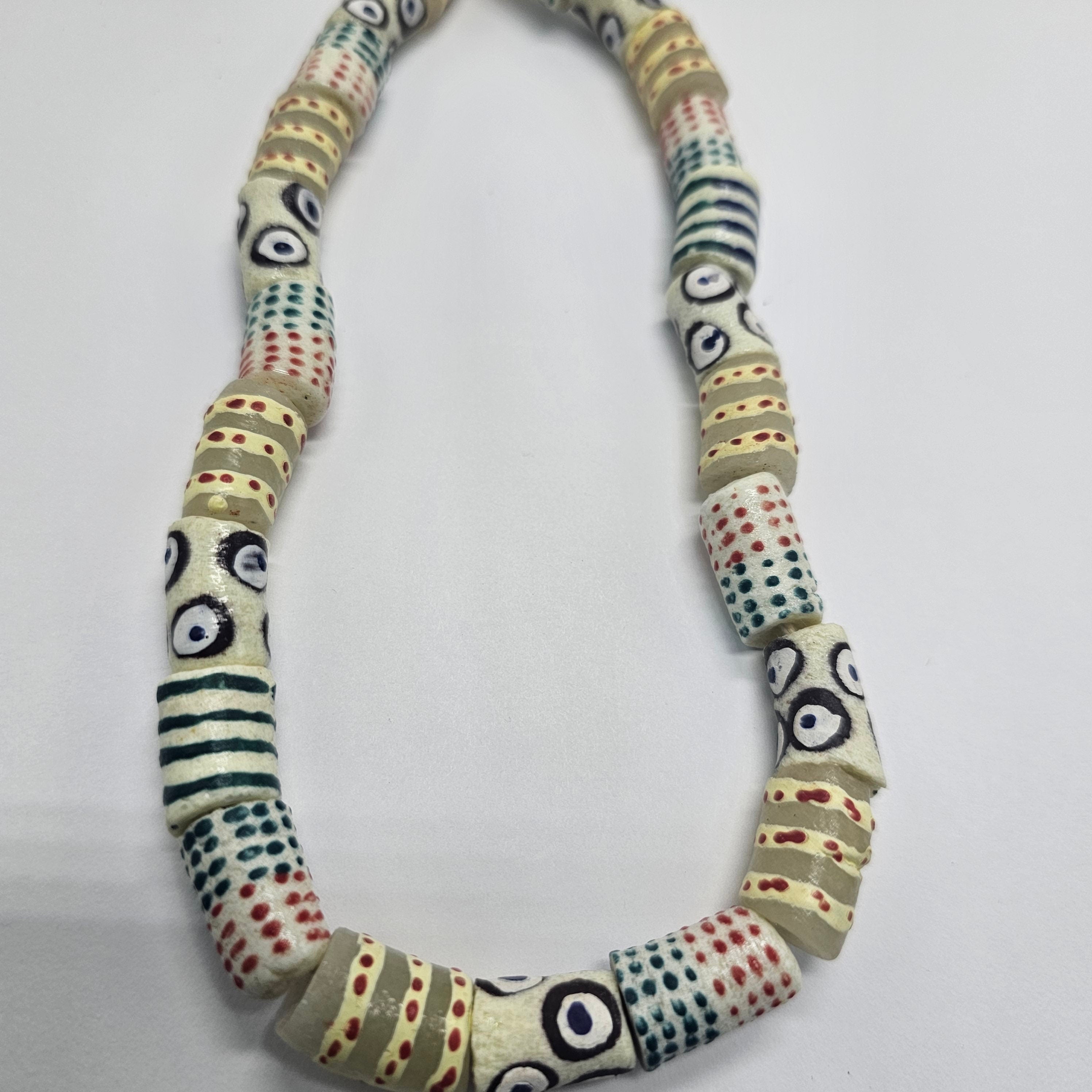 Cream African Beads